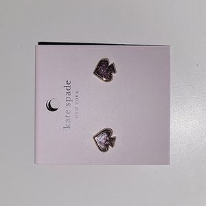 NWT Kate Spade "Everyday Spade" glitter pink